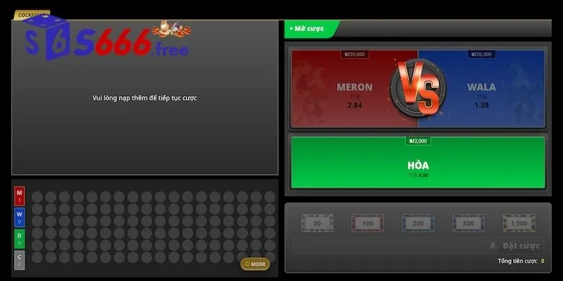 2 hình thức đá gà được ưa chuộng tại sảnh WS168