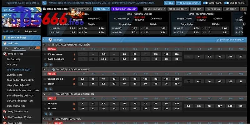 3 điểm mạnh của Saba Sports S666