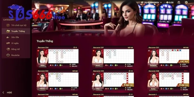 Chơi game cực đã tại casino online S666 SA