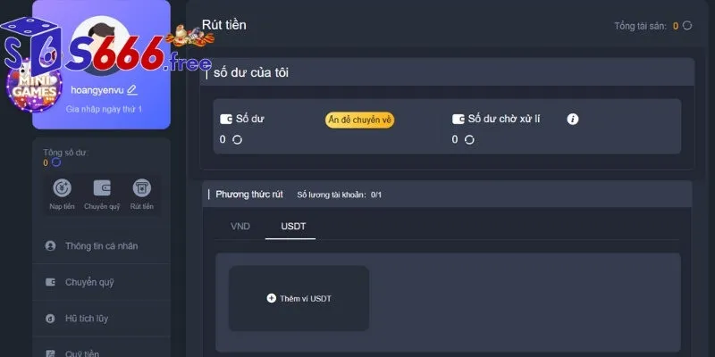 Chú ý khi rút tiền tại S666 là gì?