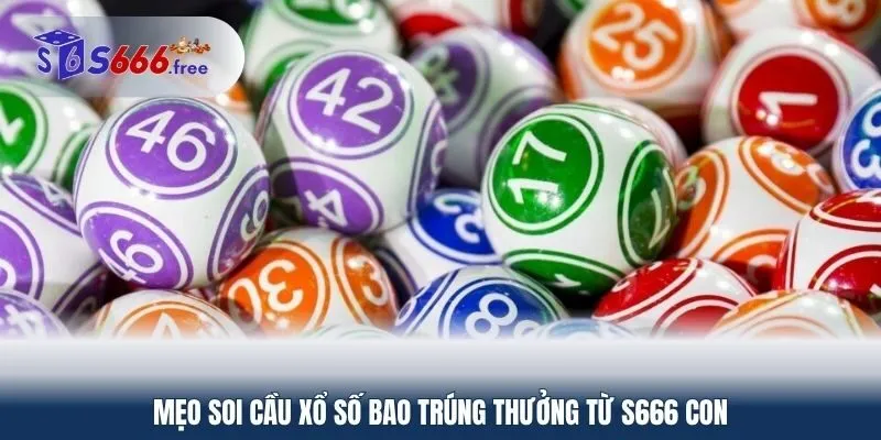 Mẹo soi cầu xổ số bao trúng thưởng từ S666 con