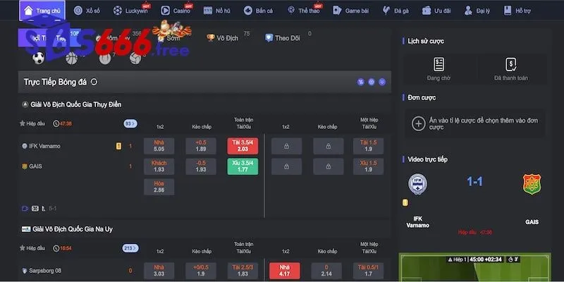 Sơ lược thông tin cơ bản về thể thao S666