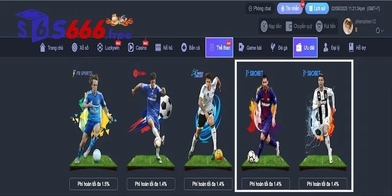 THOẢ SỨC CÁ CƯỢC THỂ THAO VỚI SẢNH SBOBET S666